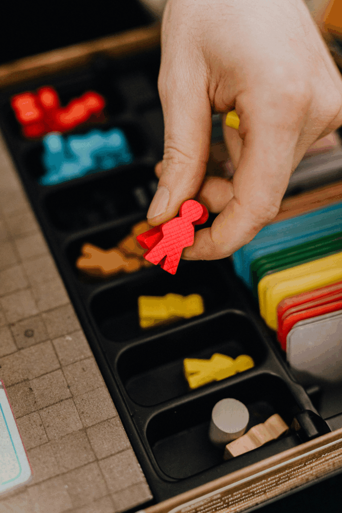mag ik met rood bordspel meeple