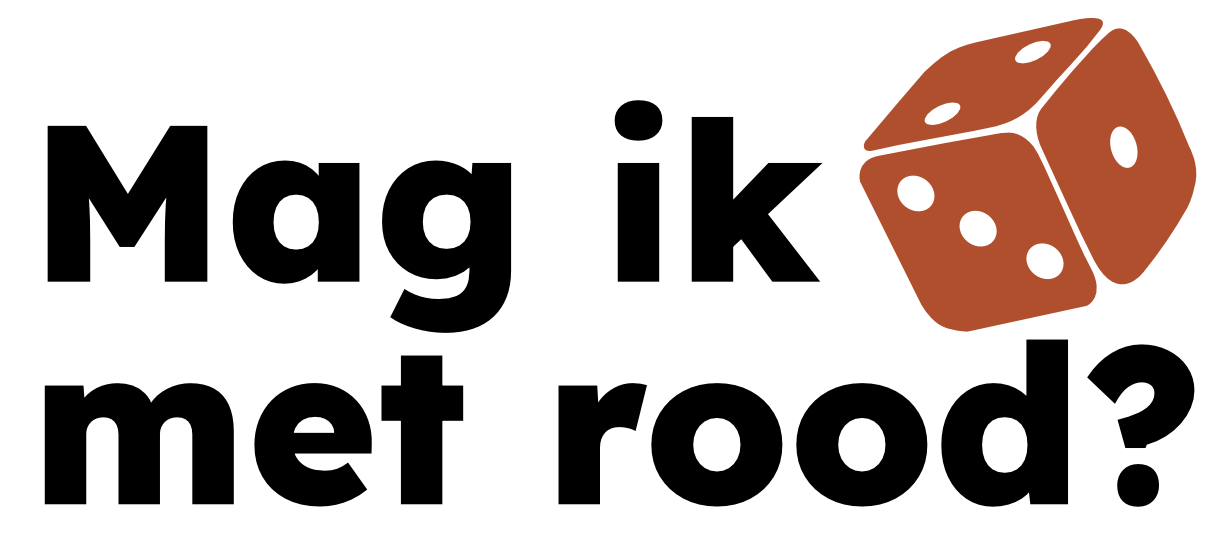 Logo van de spellenclub Mag ik met rood? in Schipborg (Drenthe)